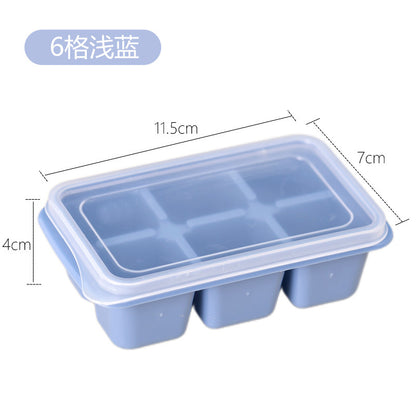 Silicone Ice Cube Tray with Lid