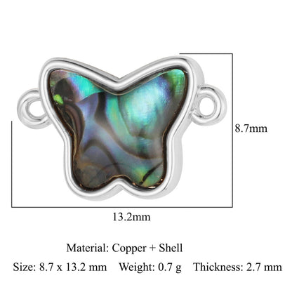 Shell copper jewelry connecting accessories