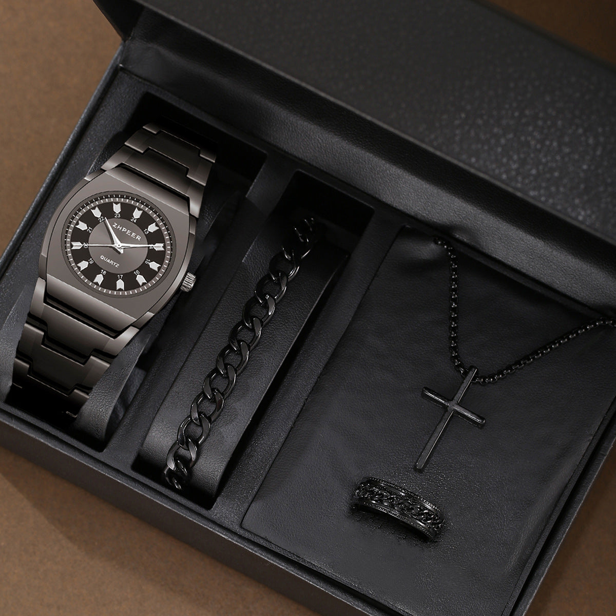 Casual Watch Cross Jewelry Set