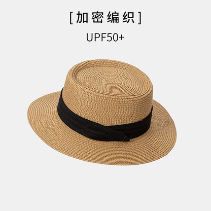 High-Quality Summer Straw Hat Wide-Brim French Sun Hat