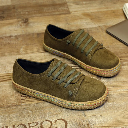 Suede beef tendon soles women's shoes