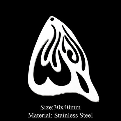 5 pcs/pack, snail bear, moth snake pendant.