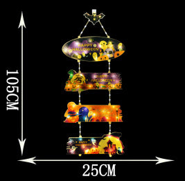 Halloween Christmas Series Suction Cup Lights Ladder Lights