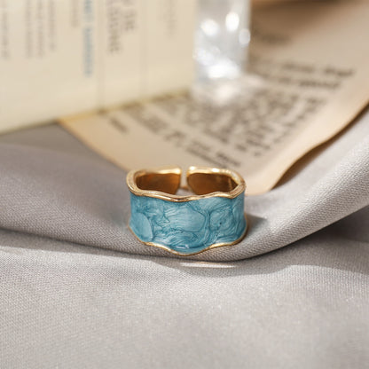 Enamel drip ring