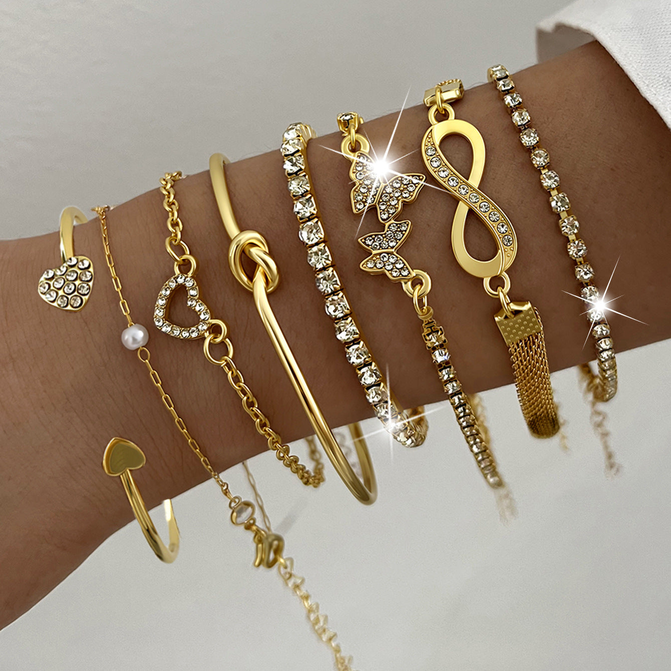 Butterfly Knot Bracelet Set