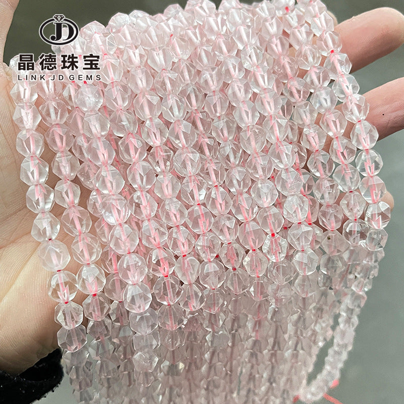 8/10 Ice Through Powder Crystal Diamond Faceted Rhombus Beads Loose Beads