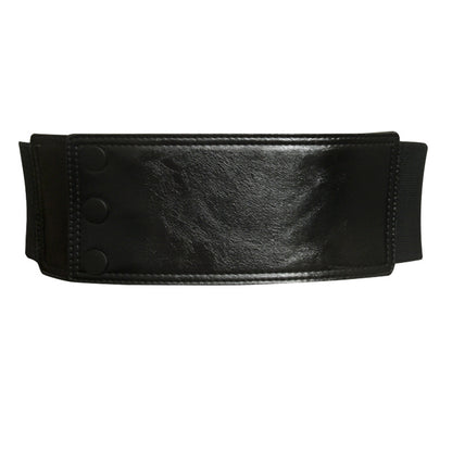 Saddle Bag Letter Elastic Wide Belt
