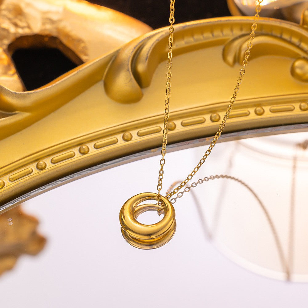 Titanium Steel Mori Design Necklace