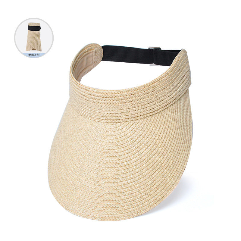 Breathable Straw Hat Women Summer UV-Protection Sun Hat