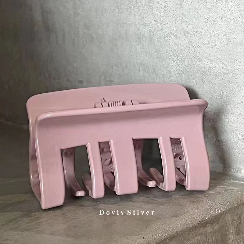 Pink square shark clip