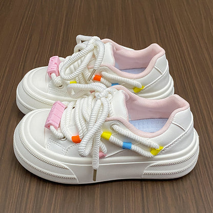Summer new women's soft sole height-increasing sneakers
