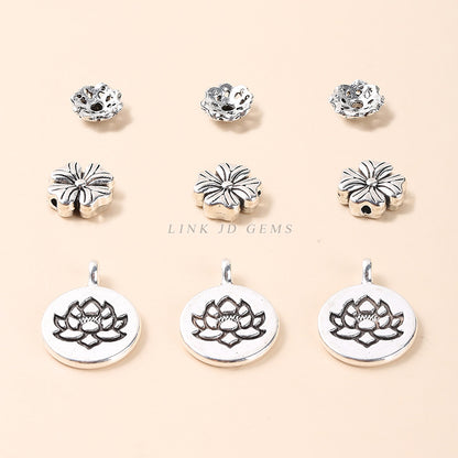 Tibetan silver alloy small pendant accessories