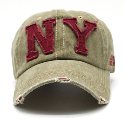 Gorra de béisbol lavada en primavera 