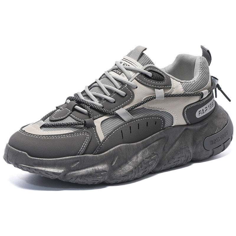 Breathable Mesh High-Top Men's Shoes