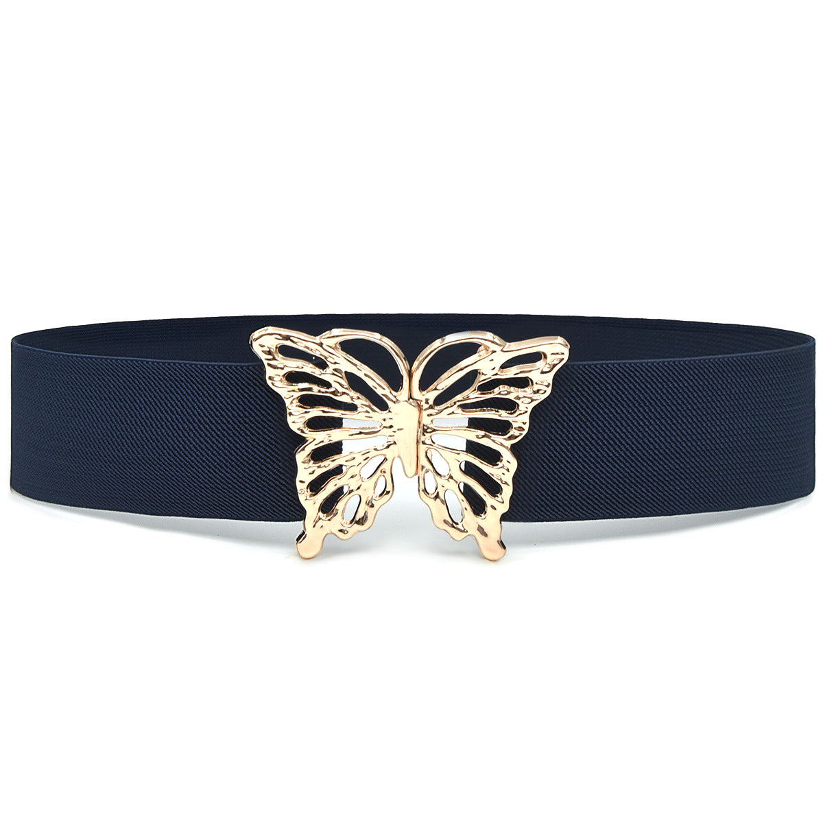 Butterfly Buckle Rhinestone Inlaid Belt