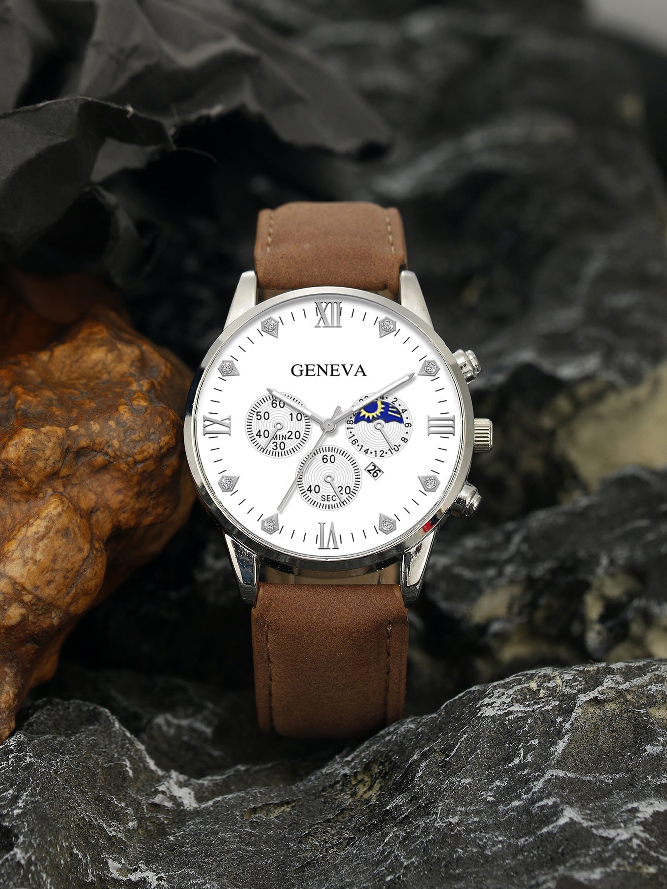 Versatile quartz watch set men