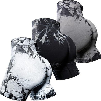 Leggings deportivos tie-dye sin costuras 
