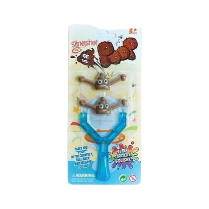 Novelty Funny Toy: Creative Poop Slingshot, Fecal Humor Relief Gag