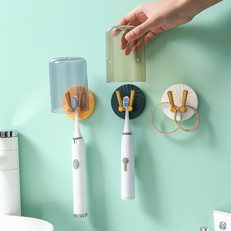 Bathroom Electric Toothbrush Holder Multi-Function Hook