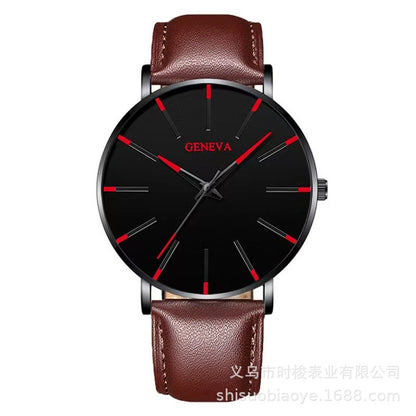 Geneva Fashion Thin Men's Quartz Watch