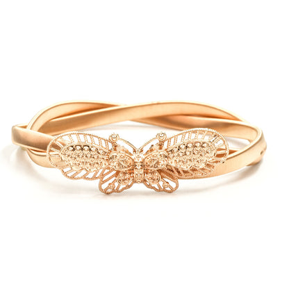 Elastic Metal Belt Gold Waist Chain