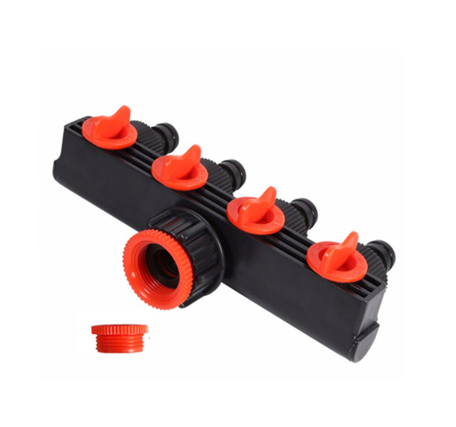 Four way valve diverter