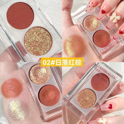 Two-Tone Waterproof Eyeshadow