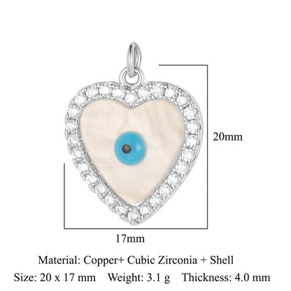 3 pcs/pack, crescent eye copper zircon dragonfly pendant.