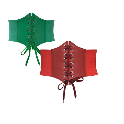 Elastic waist width belt