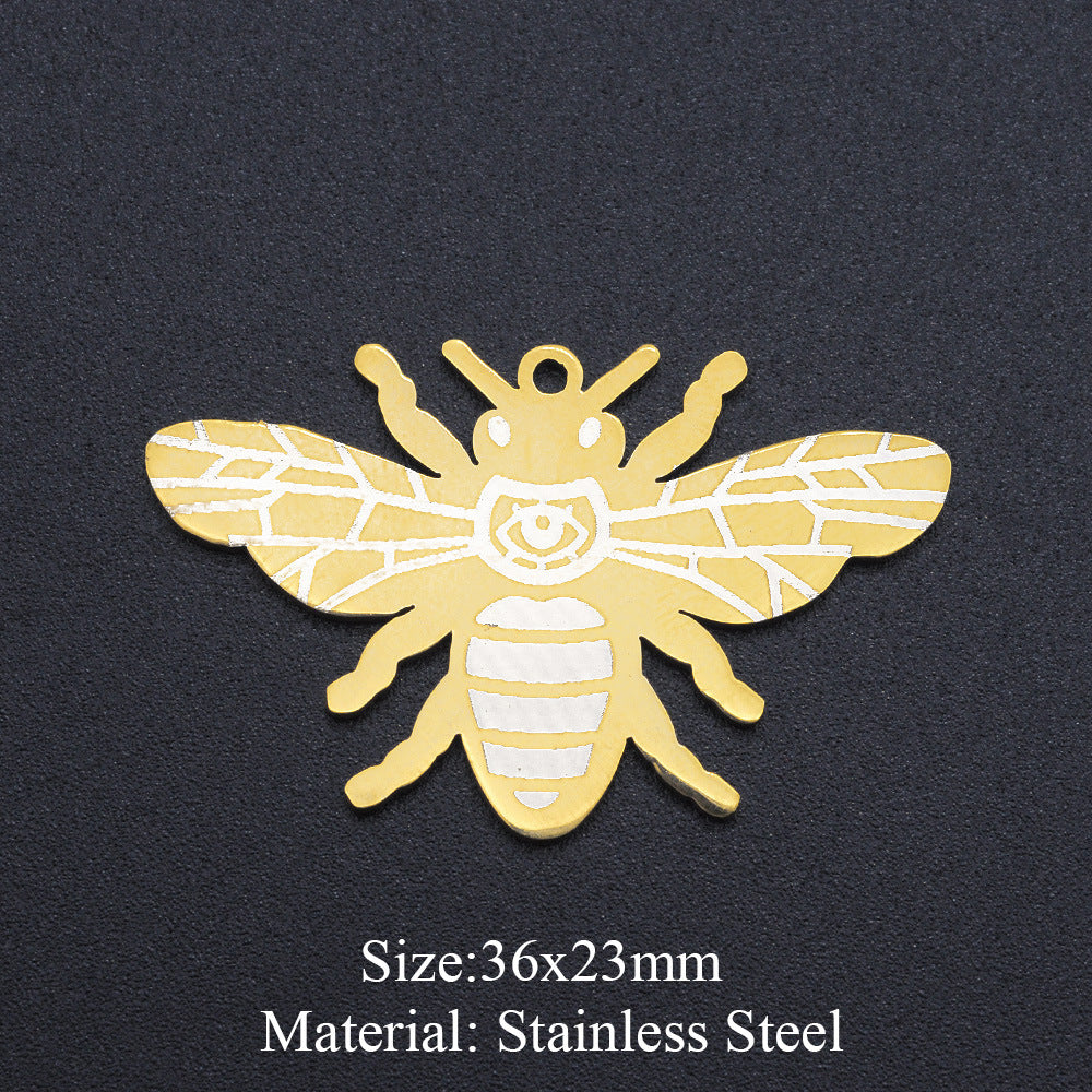 5 piezas/paquete, colgante de sol con forma de ojo de reloj de arena. 