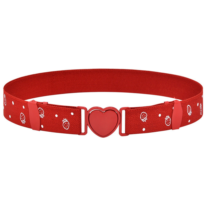 Elastic children's elastic belt