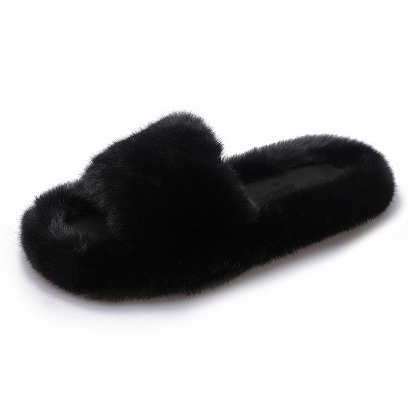 Slippers women's outer wear flat bottom