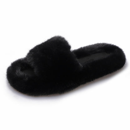 Slippers women's outer wear flat bottom