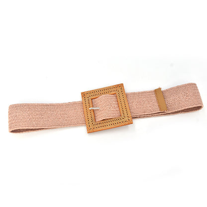 Braided elastic elastic belt