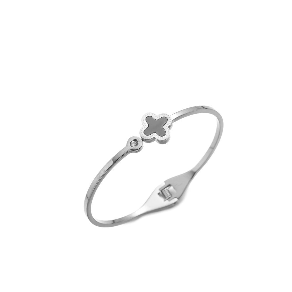 Non-Fading Titanium Steel Minimalist INS-Style Bracelet