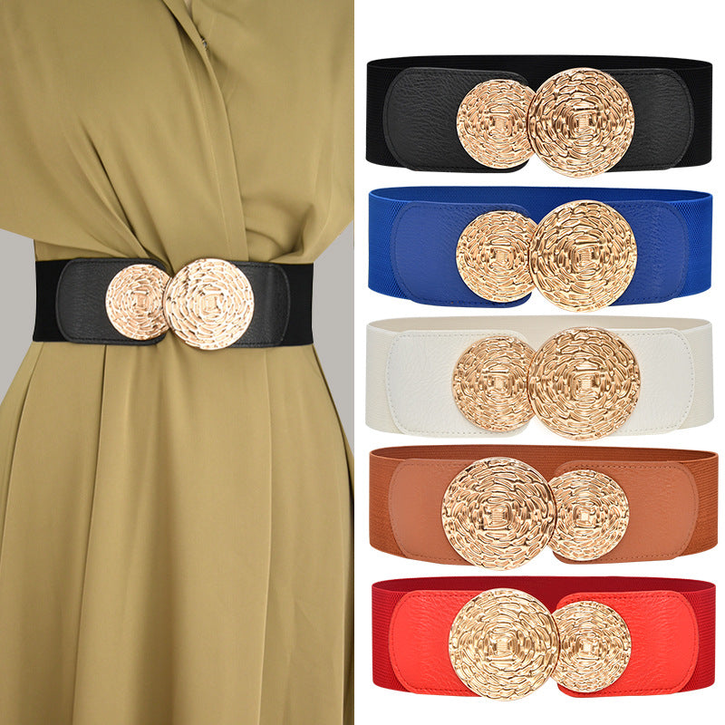 Belt women's wide decoration versatile