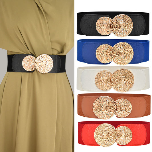 Belt women's wide decoration versatile