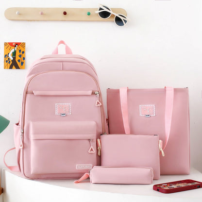 4-piece school bag fashion backpack