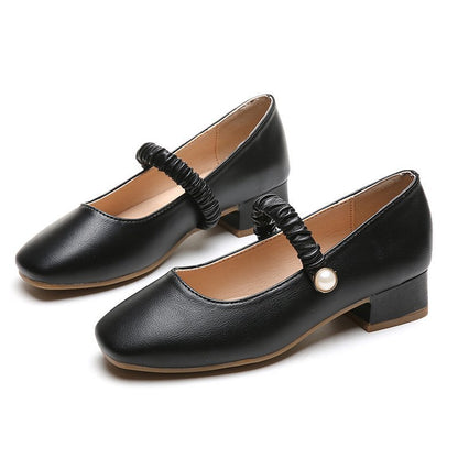 Thick Heel Low Heel Shoes Women