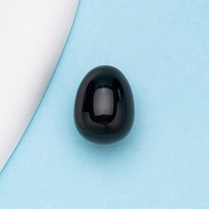 Crystal 15*20mm jade egg raw stone ornaments