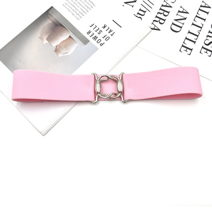 Popular women's belt gold buckle