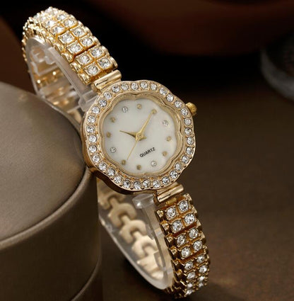 Alloy quartz watch jewelry set