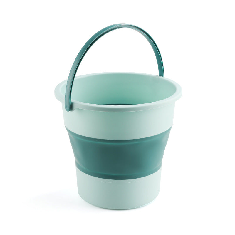 Folding Bucket Expandable Portable Plastic Silicone Bucket