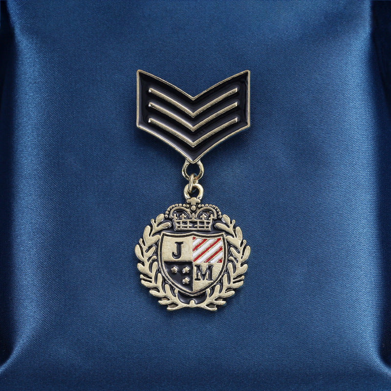 Baroque Football Brooch