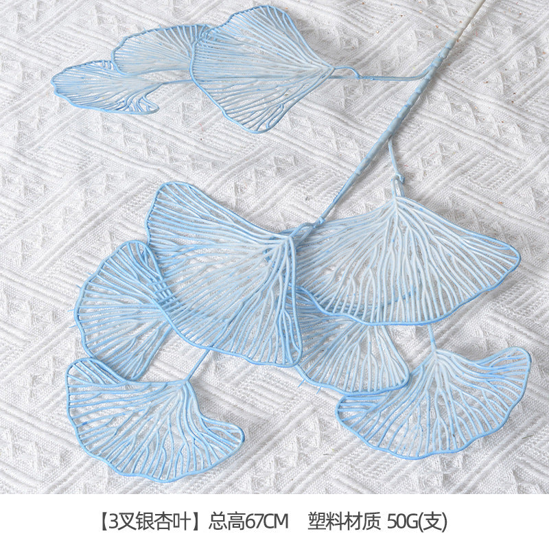 Artificial flowers blue series flowers plastic flowers wholesale