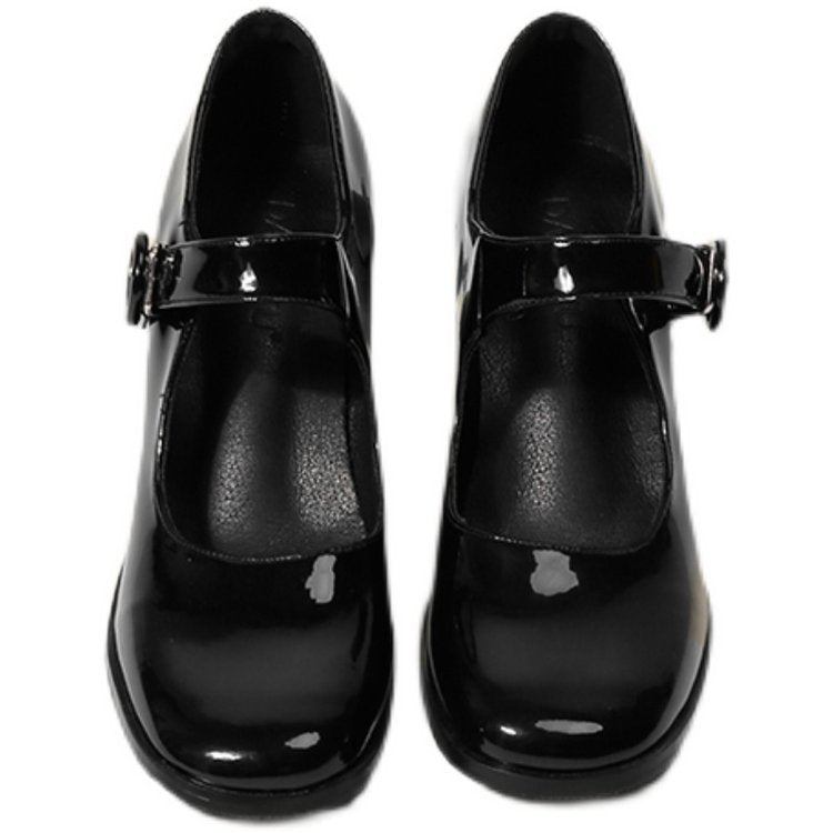 British Hepburn black high heels
