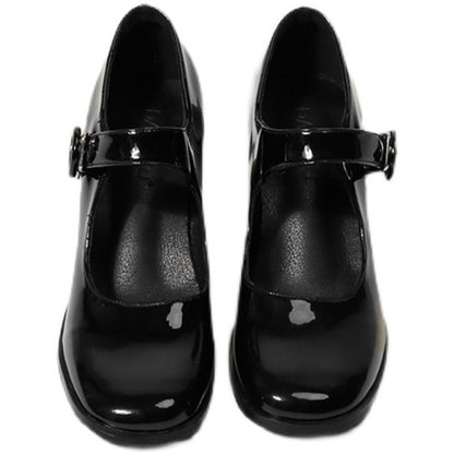 British Hepburn black high heels