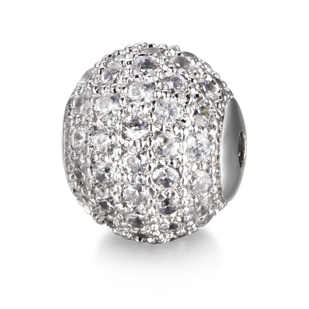 6/8/10 mm copper zircon beads