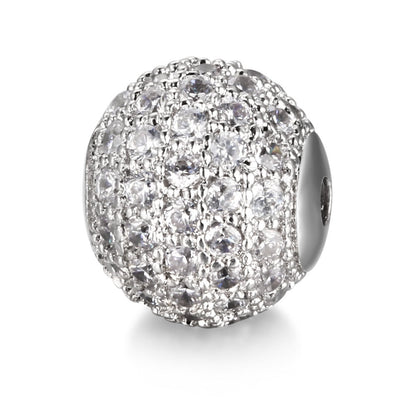 6/8/10 mm copper zircon beads