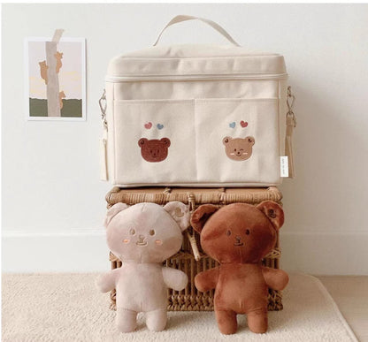 Children's bear insulation bag mommy bag